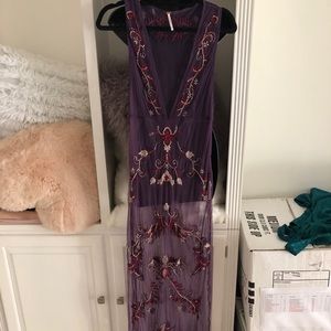 Free People Sheer Dress or or over pants